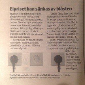 Elpriset SvD 27 sept-14